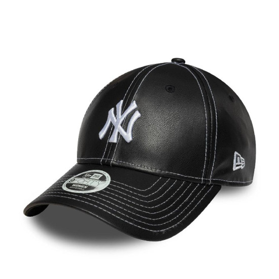 New Era Καπέλο New York Yankees Womens MLB Topstitch PU 9FORTY Adjustable Cap